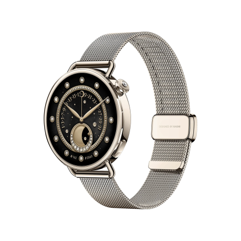 ساعت هوشمند شیائومی Xiaomi Watch S4 (41mm) نسخه گلوبال ـ طلایی با بند میلانس (Milanese) فلزی