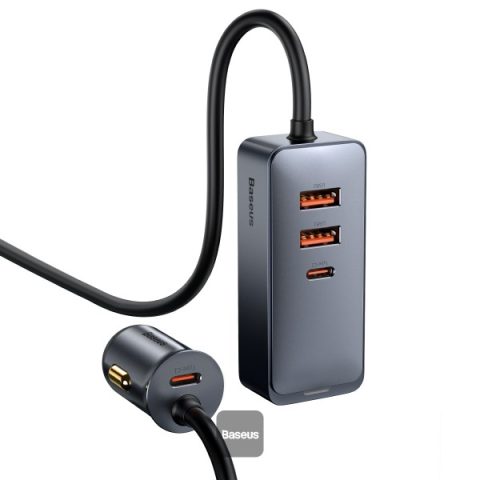 شارژر فندکی 120 وات باسئوس مدل CCBT-A0G